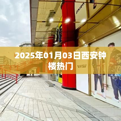 西安鐘樓，2025年元旦人氣勝地