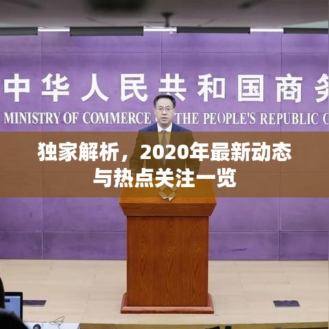 獨家解析，2020年最新動態(tài)與熱點關(guān)注一覽