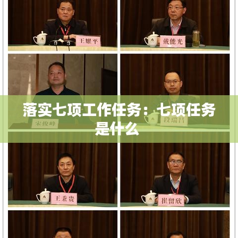 落實七項工作任務：七項任務是什么 