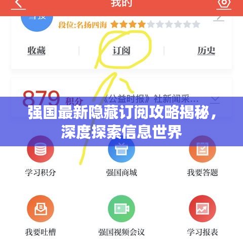 強國最新隱藏訂閱攻略揭秘，深度探索信息世界