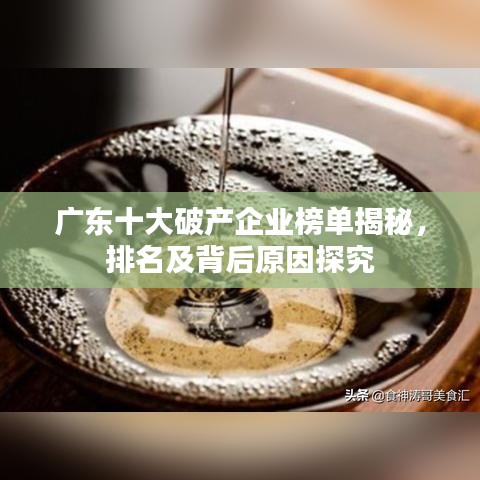 廣東十大破產(chǎn)企業(yè)榜單揭秘，排名及背后原因探究