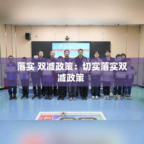 落實 雙減政策：切實落實雙減政策 