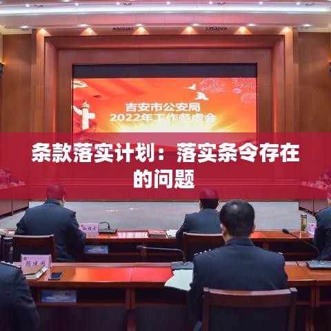 條款落實(shí)計(jì)劃：落實(shí)條令存在的問(wèn)題 