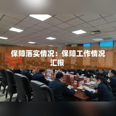 保障落實情況：保障工作情況匯報 