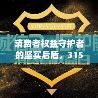 消費(fèi)者權(quán)益守護(hù)者的堅(jiān)實(shí)后盾，315宣傳圖片海報(bào)模板展示