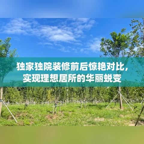 獨(dú)家獨(dú)院裝修前后驚艷對(duì)比，實(shí)現(xiàn)理想居所的華麗蛻變