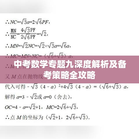 中考數(shù)學專題九深度解析及備考策略全攻略