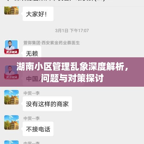 湖南小區(qū)管理亂象深度解析，問題與對策探討