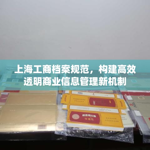 上海工商檔案規(guī)范，構(gòu)建高效透明商業(yè)信息管理新機(jī)制