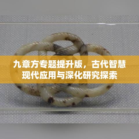 九章方專題提升版，古代智慧現(xiàn)代應(yīng)用與深化研究探索