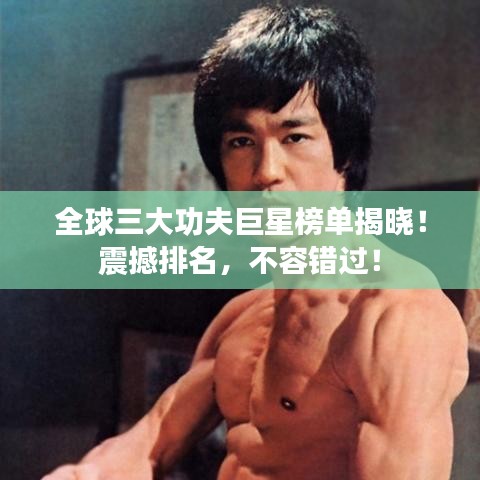 全球三大功夫巨星榜單揭曉！震撼排名，不容錯過！